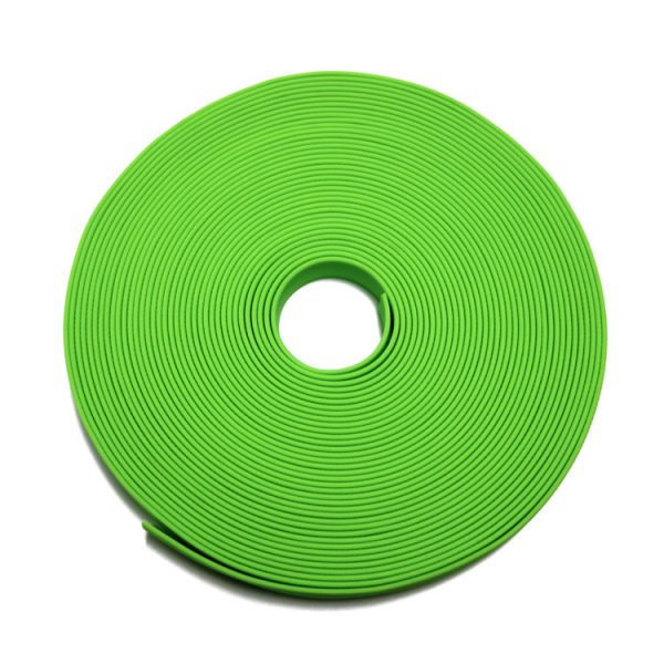 PVC Coated webbing straps-green