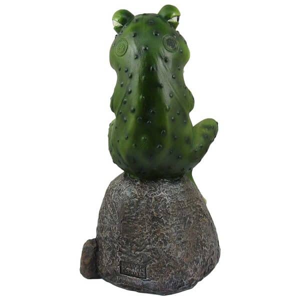 Angry Frog Statue Raised Middle Finger-2