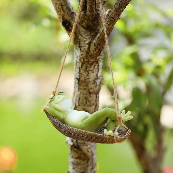 Hanging Sleeping Frog Statue-3