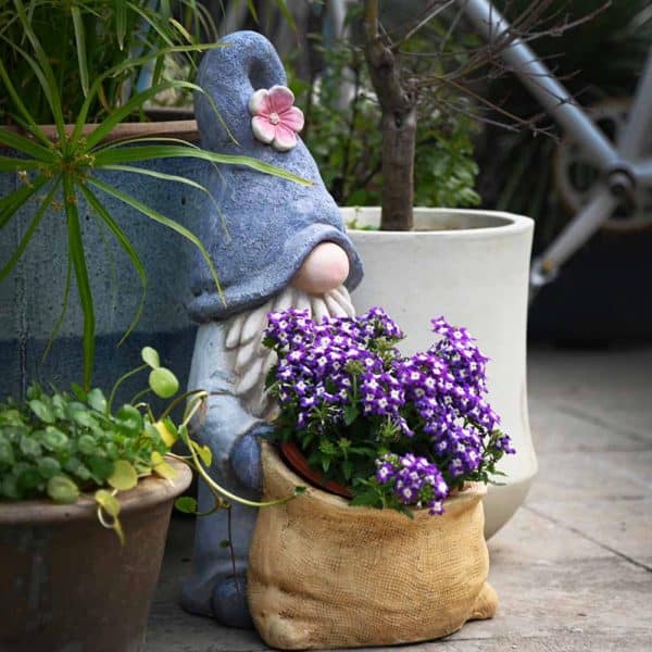 Large Concrete Whitebeard Gnome Planter Statue - Image 3