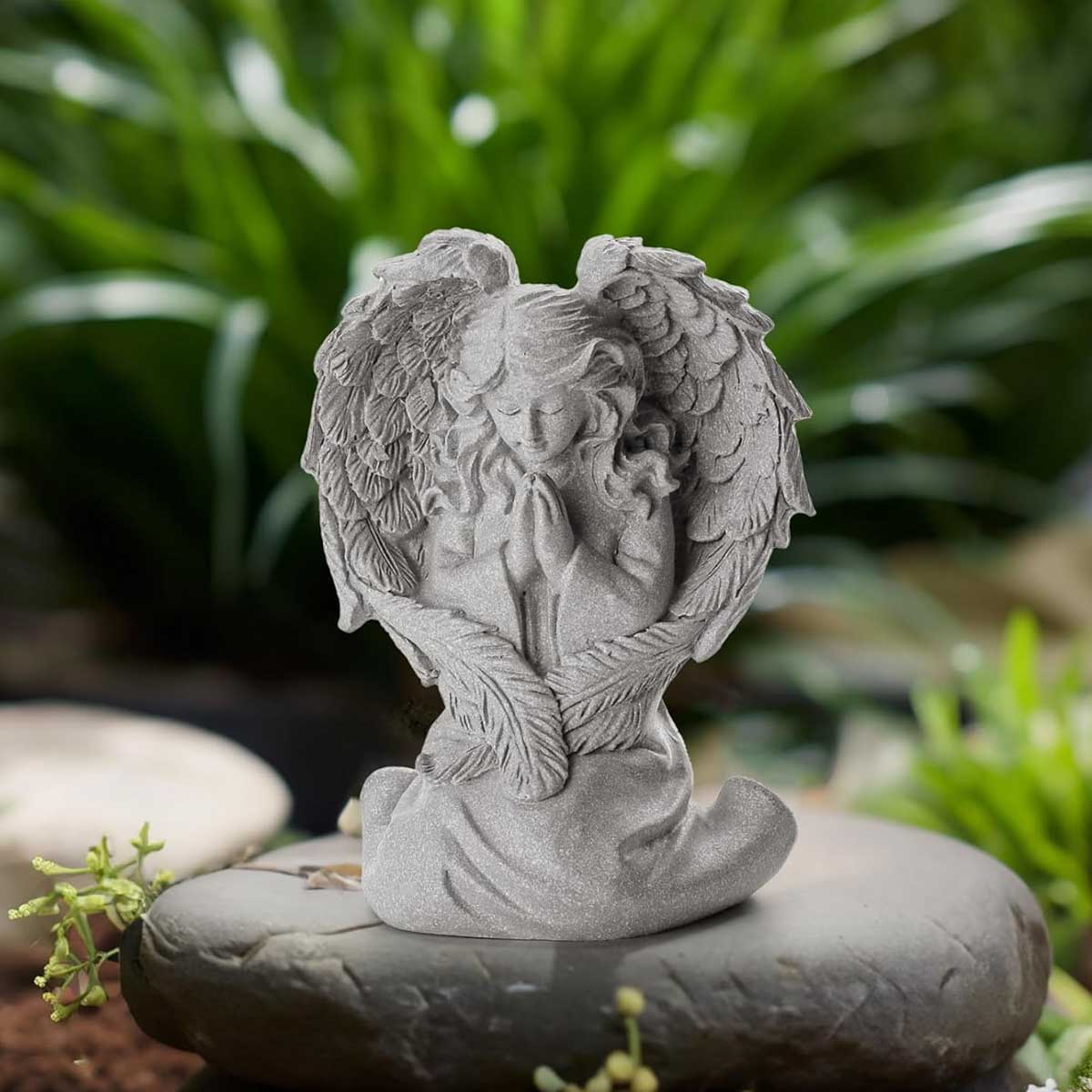 Outdoor & Indoor Praying Angel Wings Figurine -1