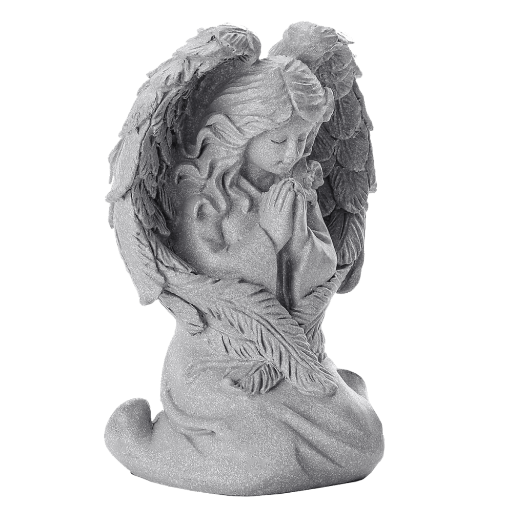 Outdoor & Indoor Praying Angel Wings Figurine