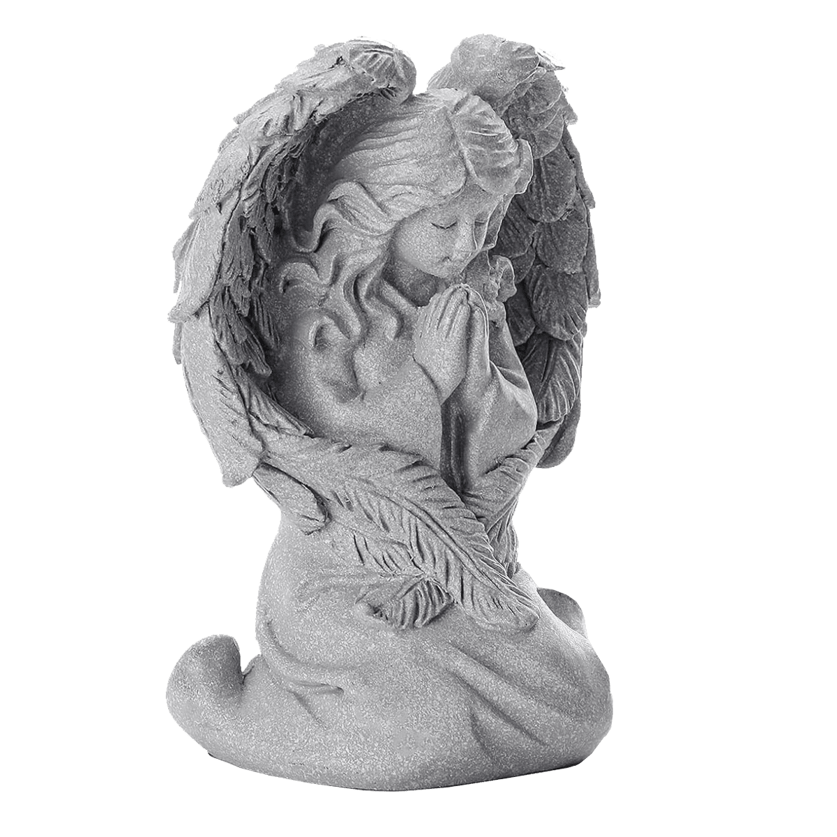 Outdoor & Indoor Praying Angel Wings Figurine